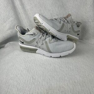 Nike Air Max Sequent 3 (Sz 6.5) 908993-008  Gray Womens shoes sneakers knit